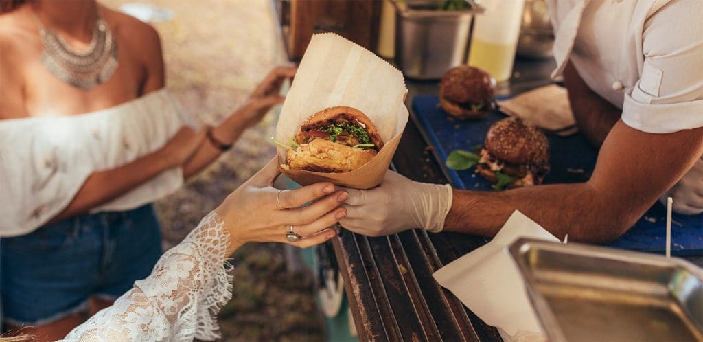 Food truck burger